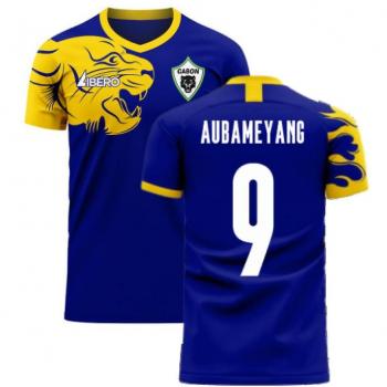 Gabon 2023-2024 Libero Away Kit (Aubameyang 9)