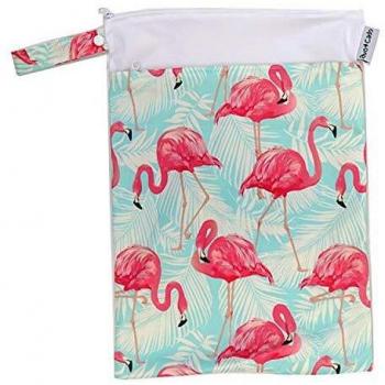 Avo&Cado Nasstasche Duo (M) mit Trockenfach (Flamingo/weiß)