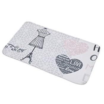 Tapis de bain en microfibre 45 x 75 cm Mademoiselle