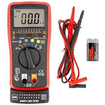 Tester de redes y multímetro comprobador USB A/B
