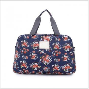 Women’s Travel Duffel with Floral Design