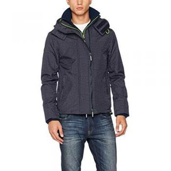 Superdry Giacca Sportiva Tech Hood Pop Zip Blu