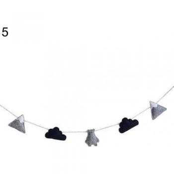 DIY Felt Clouds for Baby Room