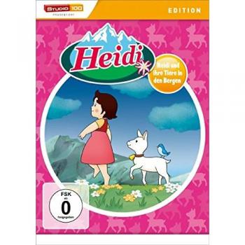Heidi und ihre Tiere in den Bergen