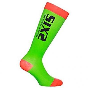 Calza Lunga Sixs Recovery Verde Rosso S