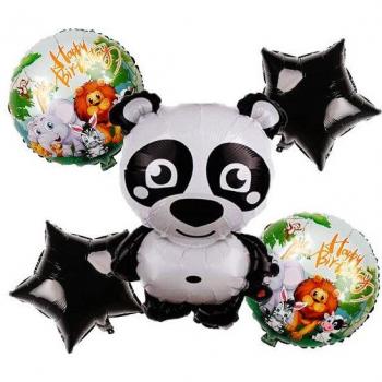 Decoración de Cumpleaños con Globos de Panda