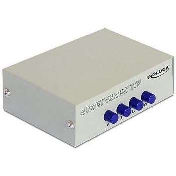 Commutateur pour moniteur VGA 4 ports Delock