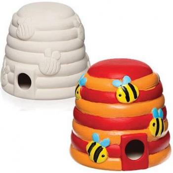 Ceramic Bee Houses (Box of 2)