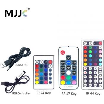 USB RGB LED Strip Light Controller with IR Remote