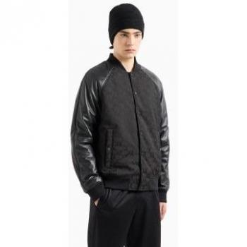 Giubbino di Pelle Armani Exchange Nero XS