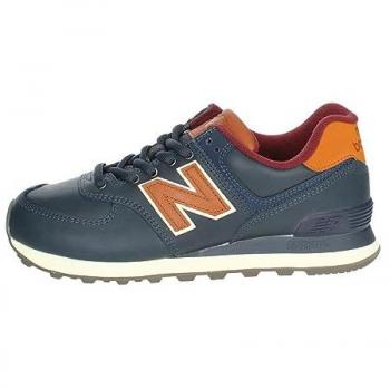 Sneakers New Balance 574 Bleu Cuir – Taille 44 – Hommes