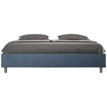 Letto King Size Blu con Rete 190x210