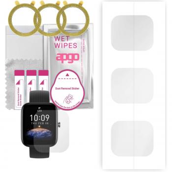 Kit de 3 Protectores de Pantalla Hidrogel para Amazfit Bip 3 Pro