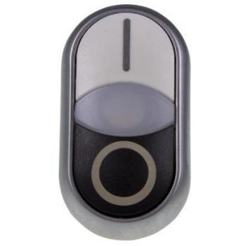 Pulsante Doppio con Lampada di Segnalazione M22-DDL-WS-X1/X0