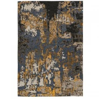 Padiro Teppich Kurzflor Primavera Blau 200x290 cm