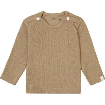 Noppies Rib Natal Langarmshirt Hellgrün Melange Gr. 50