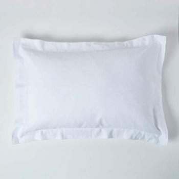 Almohada Lino Lavado – Volante Blanco 50x75