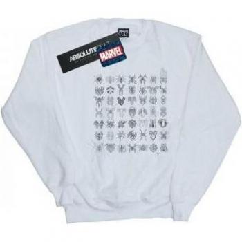 Marvel Mens Spider‑Man Sweatshirt con icone Spidey in stile disegno