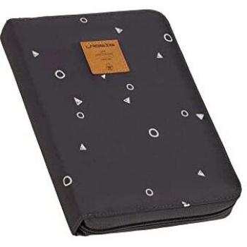 Mutterpasshülle UNIVERSE Anthrazit für stilbewusste Mütter