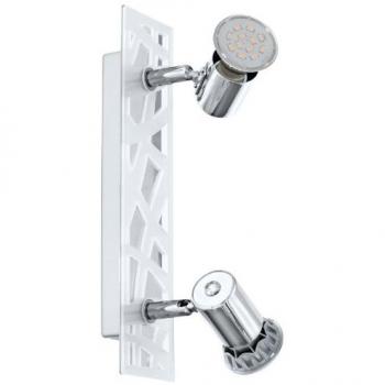 EGLO Stahl Spot 2 Flammig – 5 W GU10 Deckenleuchte