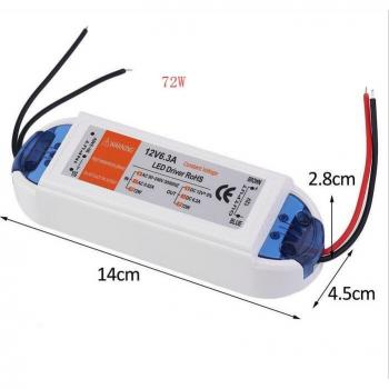 Alimentation sans fil 12V DC commutée, pilote LED, 3‑ans garanti