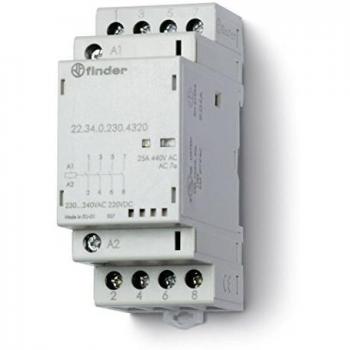 Finder Contattori 223400244320: 4x25A, 24V