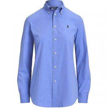 Ralph Lauren LS BRKN ST‑Long Chemise à manches longues avec boutonnage frontal