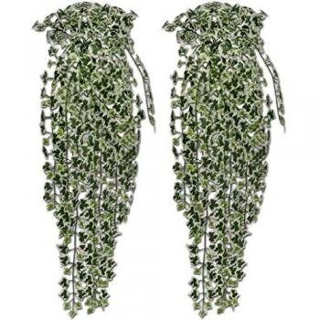 VidaXL Cespuglio Edera Variegata Artificiale 90 cm