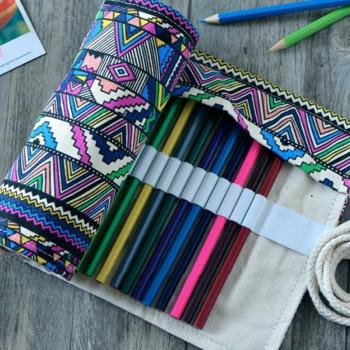 Art Supplies Pencil Wrap Bag