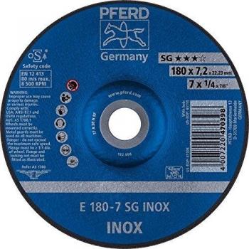 PFERD Schruppscheibe E 180-7 SG INOX