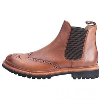 Botas Marrones Cotswold Siddington Commando estilo militar para hombre