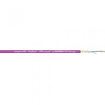 Sommer Cable 2 x 0.22 mm² Violet Audio Lead Sold by the Metre