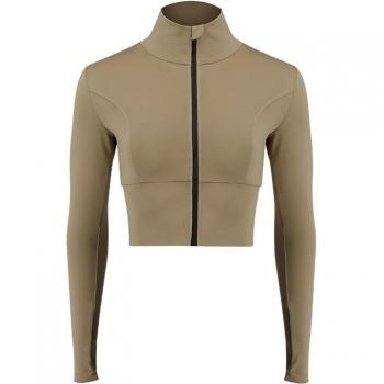 Women's Sports Crop Top with Thumb Hole