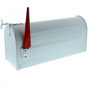 Boîte aux Lettres Américaine Aluminium Format A4 Blanc 891 W Burg-Wächter
