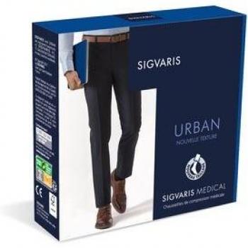 Chaussettes Urban 2 Sigvaris Homme Gris Clair TSL 1 Paire