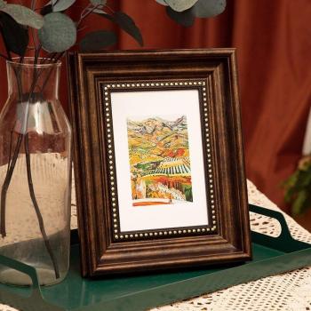 Resin Photo Frame 6-10 Inch Classic Vintage Green