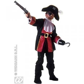 Costume da Pirata per Bambino Widmann, Nero/Rosso/Bianco, 158 cm