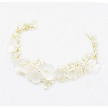 Gorgeous Pearl Flower Hairband