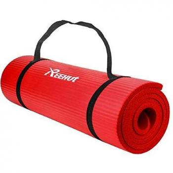 REEHUT 12mm High-Density Exercise Mat for Pilates and Workout