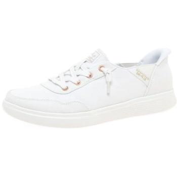 Sneakers Slip‑in BOBS Skip Cute (Keep It Sweet) – Blanc, largeur moyenne, vegan, 35 EU
