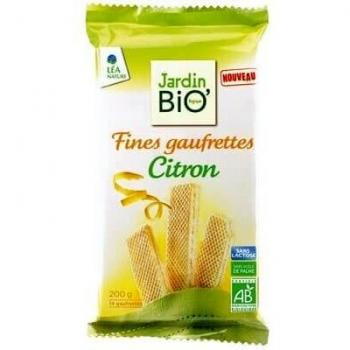 Gaufres au citron Jardin Bio 200g
