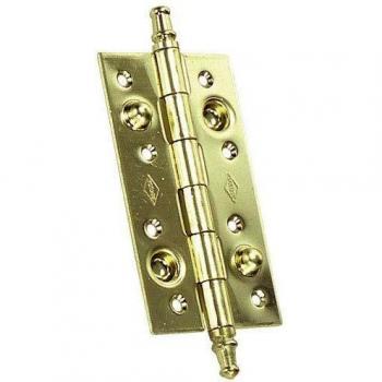 Security Hinge 150 x 80 mm (Brass-Plated)