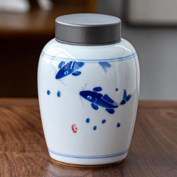 ContenedorTé Pintado a Mano