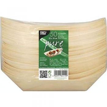 Fingerfood-Schale Holz pure 25 x 10 cm