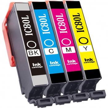 Epson ICM80L Zwart 4‑kleurige Ink Cartridge – Compatibel met Corn Ink