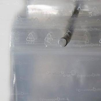 Ensemble de 1000 sachets à fermeture ZIP 70x100mm