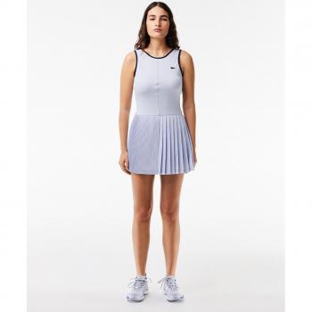 Lacoste Damen Kleid in Hellblau, Größe 38