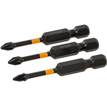 Triton PZ1 Impact Screwdriver Bit 50mm 3-Pack