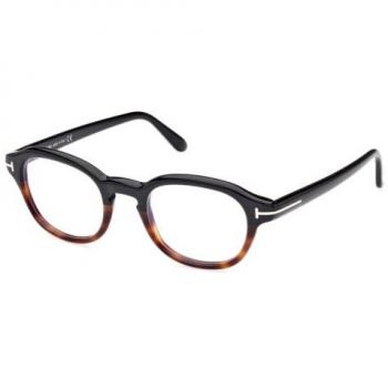 Óculos Tortoiseshell Masculino Tom Ford FT5871-B 005 Azul