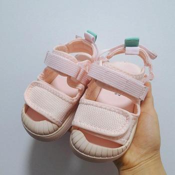 Sandalias suaves para bebés y niños, zapatos de playa con malla, talla 12.5-16cm